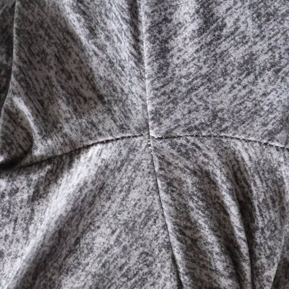 Fammy Jammies Unisex Sz M Grey One Piece Stretch Skinny Buttoned Lounge Pajamas - Picture 12 of 15